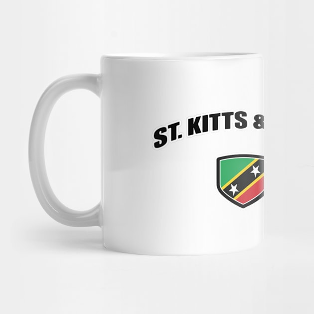 St Kitts and Nevis National Flag Shield by IslandConcepts